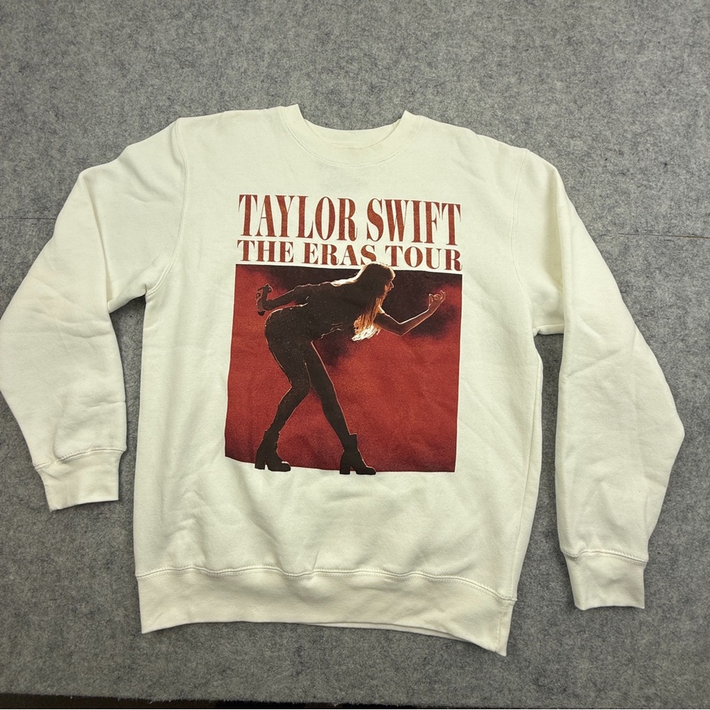Taylor Swift Sweatshirt Eras Tour Crewneck Official Tour Dates Merch Medium